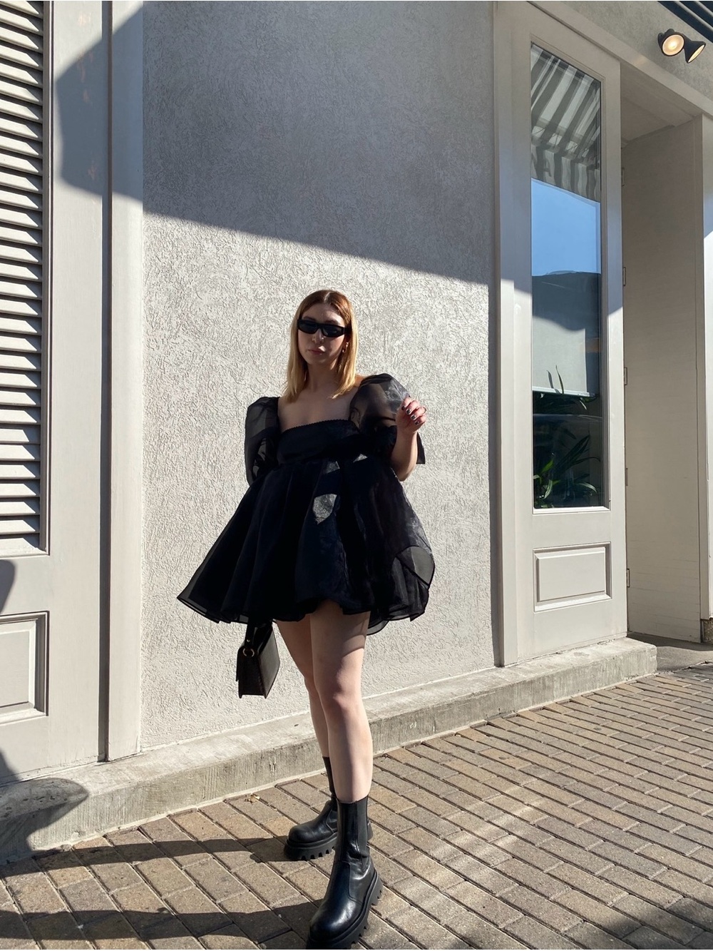Selkie The Caviar Puff Dress